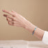 Grey | .925 Sterling Silver | Mermaid Glass Pebble Bracelet